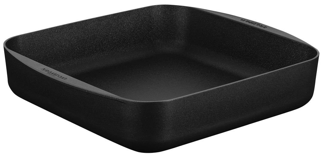 SCANPAN TechnIQ Quadratischer Bräter 28x28 cm | Multifunktionale Auflaufform mit hohen Wänden | Für