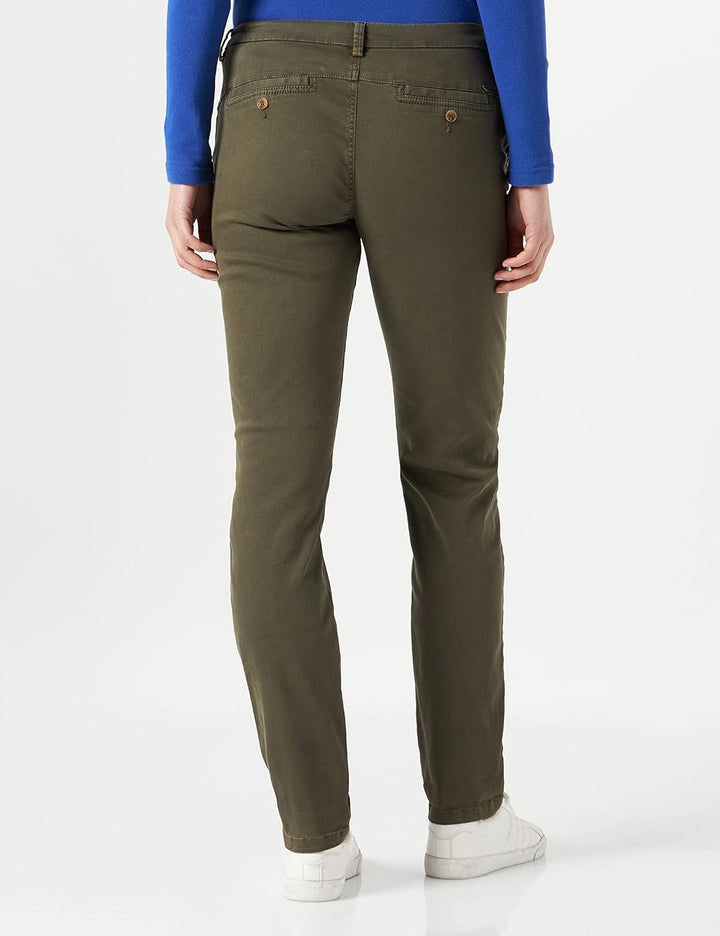 Timezone Damen Regular Madisontz Freizeithose 25W Grey Olive, 25W Grey Olive