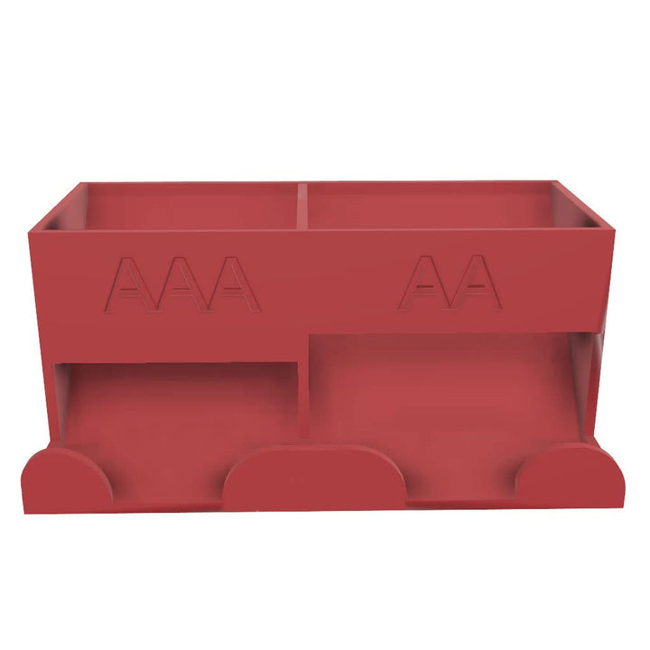 Batteriespender Aufbewahrungsbox AA & AAA Akku - Auswahl aus 7 Farben - Batteriehalter Batteriebehäl