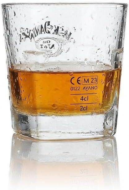 6 Jack Daniels Whisky Tumbler No 7 Bar Gläser Glas 2 cl 4 cl