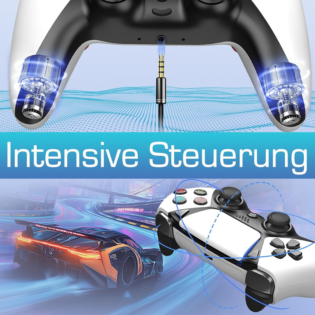 Ruibopad Für PS4 Controller,Wireless Controller Kompatibel mit PC,Pro,Slim,ALPS Joysticks Ohne Drift