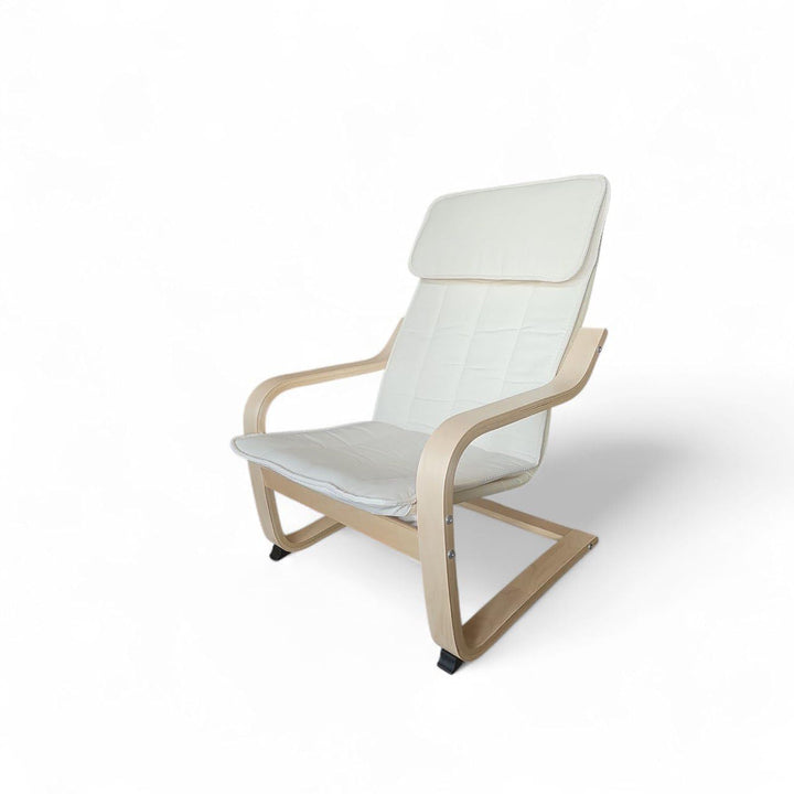 Ikea POÄNG Kindersessel, Birkenfurnier/Knisa hellbeige