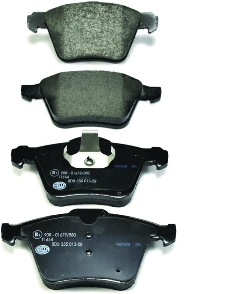 HELLA PAGID 8DB 355 013-001 Bremsbelagsatz - T1664 - Bremssystem: Teves - nicht für Verschleisswarna