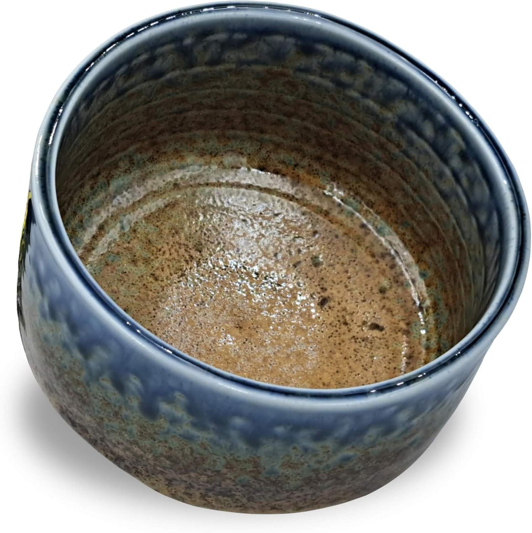 Japanische Matcha Schale Chawan Suna handgemacht aus Keramik - Hergestellt in Japan - zur japanische