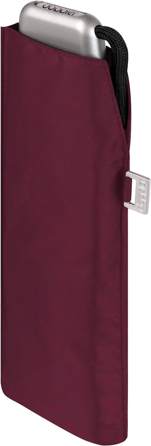 Doppler Regenschirm Taschenschirm Mini Slim Carbonsteel sturmsicher bis 100km/h Flach & Leicht Royal