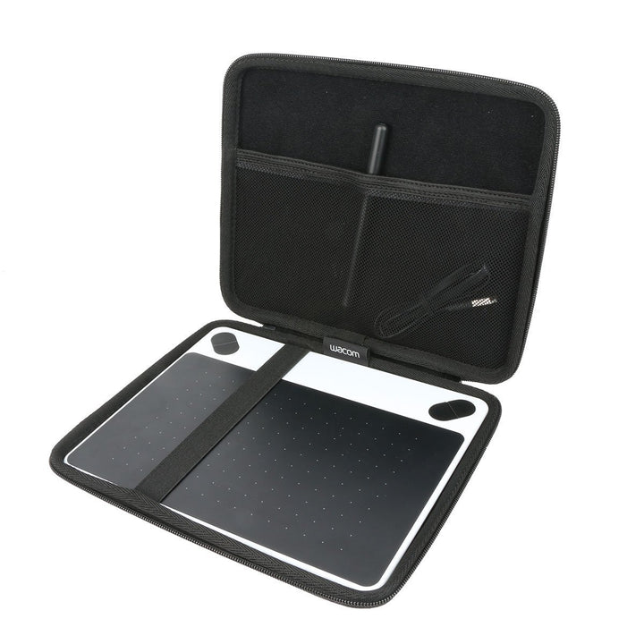 Khanka Hart Tasche + Antifouling Handschuh Für Wacom CTL-672-N/Für Wacom Intuos M Stift-/Mobiles Zei