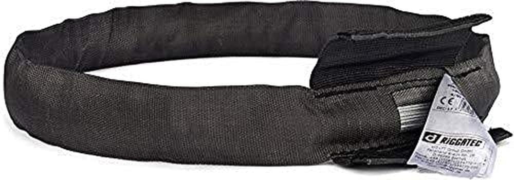 RIGGATEC 400204270 Schwarze Rundschlinge,"Steelflex", Umfang 3 m Traglast von 2 t 1.5m, 1.5m