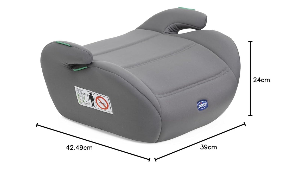 Chicco Quasar i-Size, Kinderautositz 7-12 Jahre (126-150 cm), Gewicht 23-36 kg, Gruppe 3, einfache M