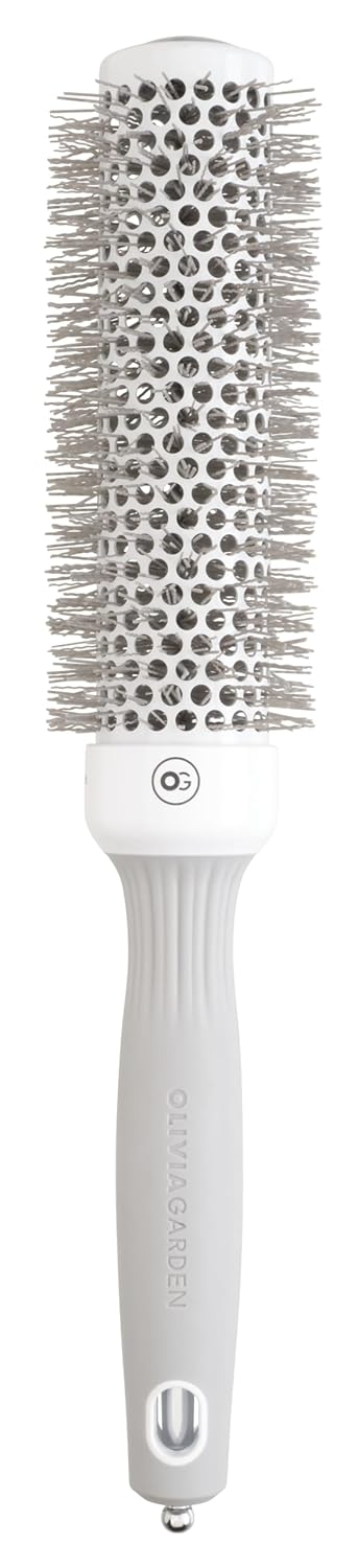 Olivia Garden - Expert Blowout Speed White and Grey Hairbrush- 35 weiss&grau 35, weiss&grau 35
