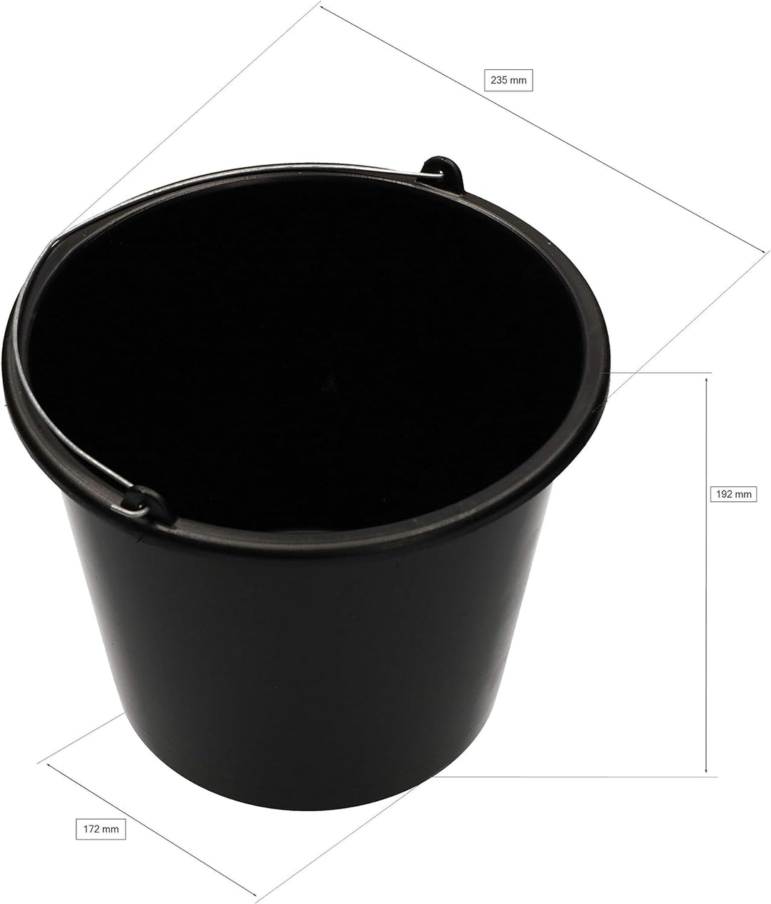 KOTARBAU 20er Set Baueimer 5L aus Kunststoff Putzeimer Mörteleimer Zementeimer Wassereimer Garteneim