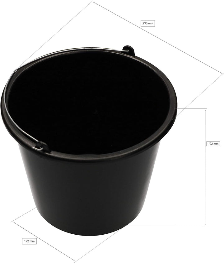 KOTARBAU 20er Set Baueimer 5L aus Kunststoff Putzeimer Mörteleimer Zementeimer Wassereimer Garteneim