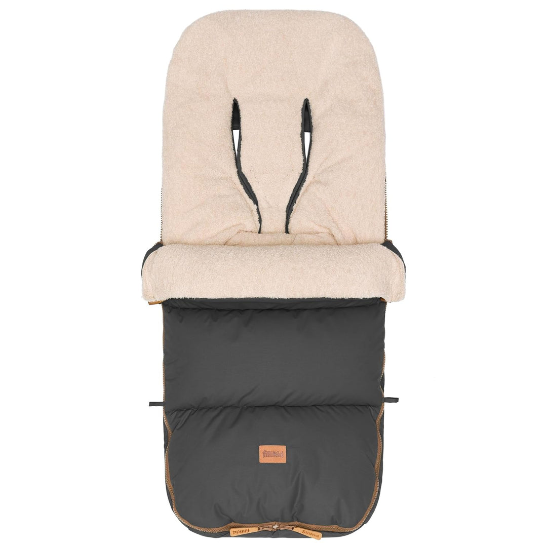 Fillikid Winterfusssack Kinley Exklusiv | warmer Babyfusssack mit Coral Fleece | wind- & wasserabwei