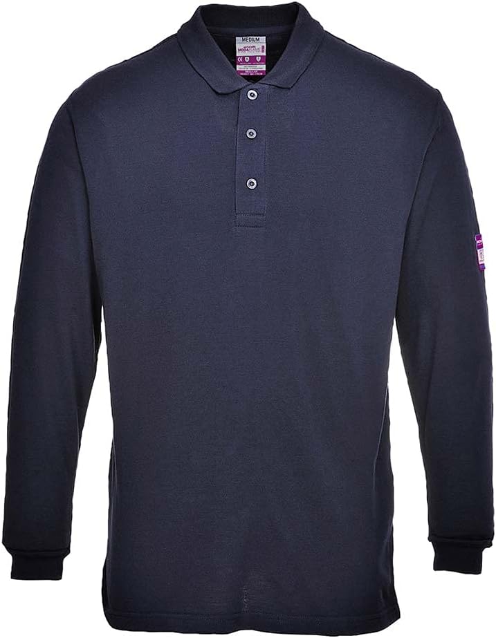 FR Antistatic Polo Shirt Color: Navy Talla: Medium M Armada, M Armada