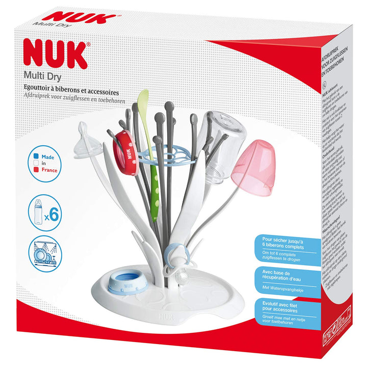 NUK Abtropfgestell für Babyflaschen, für bis zu 6 Flaschen
