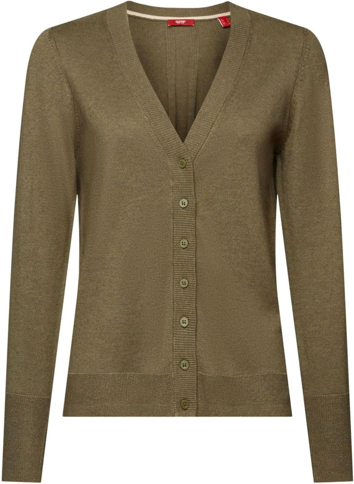 ESPRIT Cardigan mit V-Ausschnitt