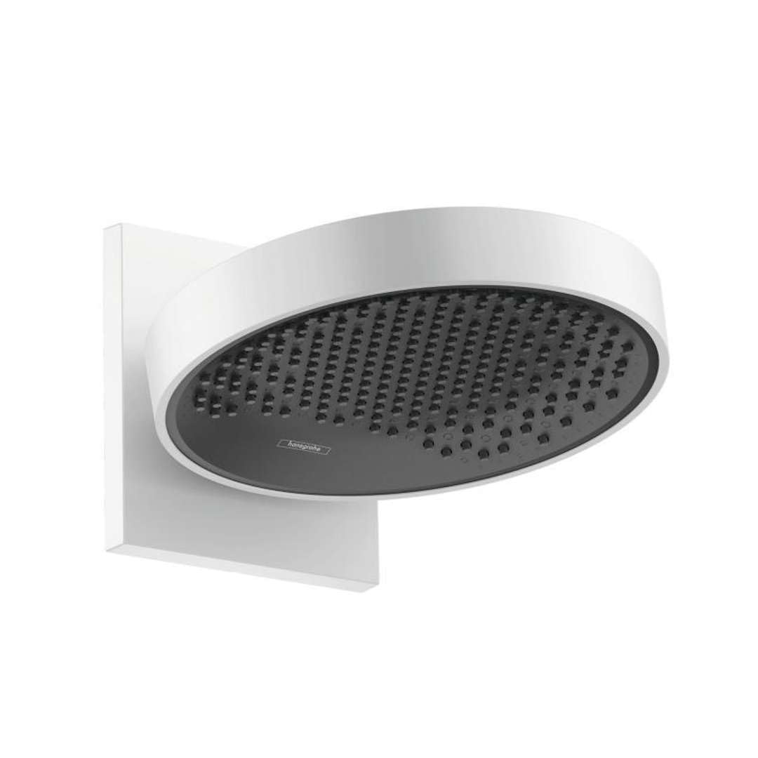 hansgrohe Duschkopf Regendusche Rainfinity (250mm, rund, 1 Strahlart, Wandmontage) mattweiss