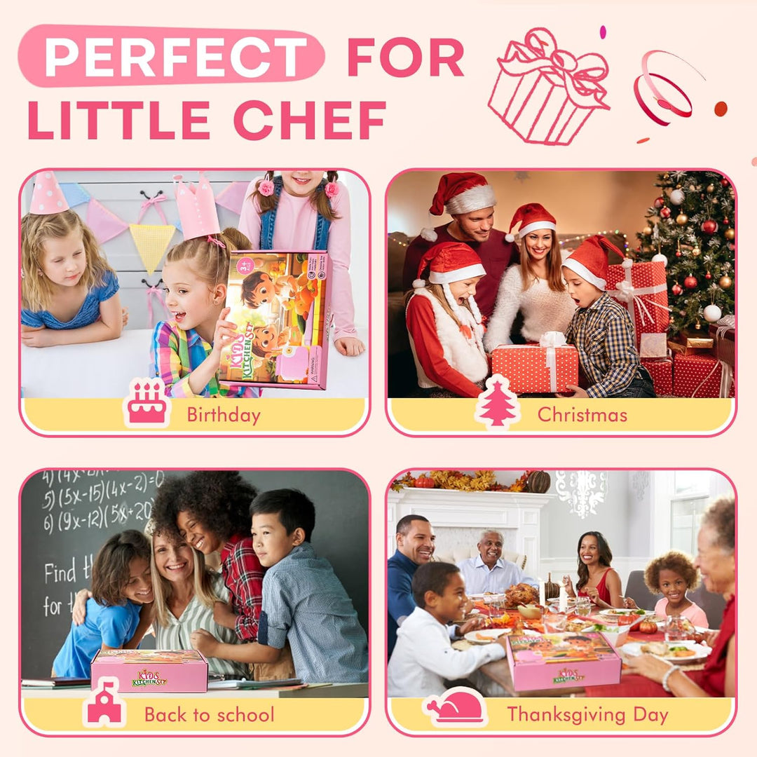 Kindermesser set - Kinder Sicherheit Küchenmesser für Echtes Kochen mit Aufbewahrungsbox, Gemüse Aus