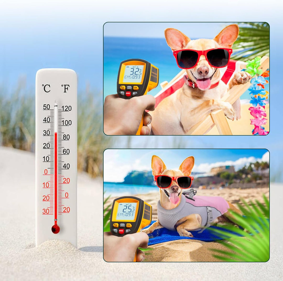 Kuoser Kühlweste für Hunde, Hundekühlungsmantel für heisse Sommertage, Atmungsaktive &amp; Reflektierend