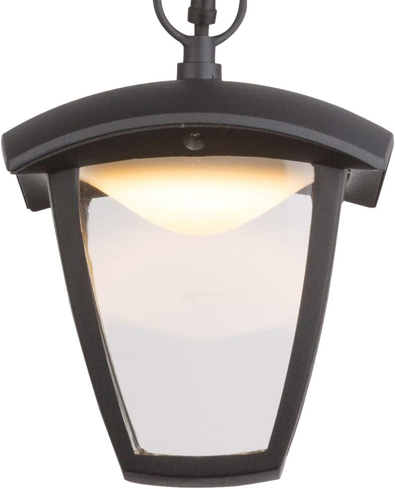 Globo LED Aussen Hänge Leuchte Alu schwarz Balkon Gartenhaus Beleuchtung Decken Pendel Leuchte 31829