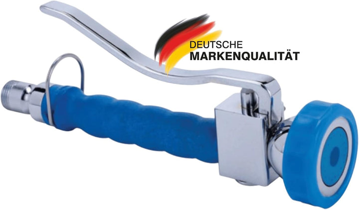 BE-GASTRO I Profi Gastro Handbrause (Blau) inkl. Feststellbügel | 1/2" Standard-AG | Edelstahl Ersat