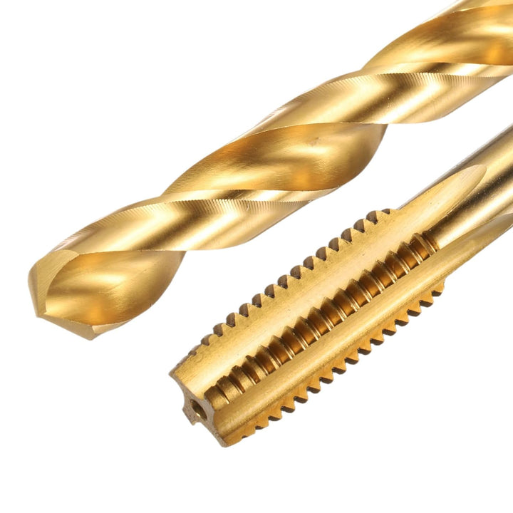 QUARKZMAN Bohrer und Gewindeschneidersatz, M12 x 1,75 Gerade Nut Gewindeschraube & 10,2 mm Spiralboh
