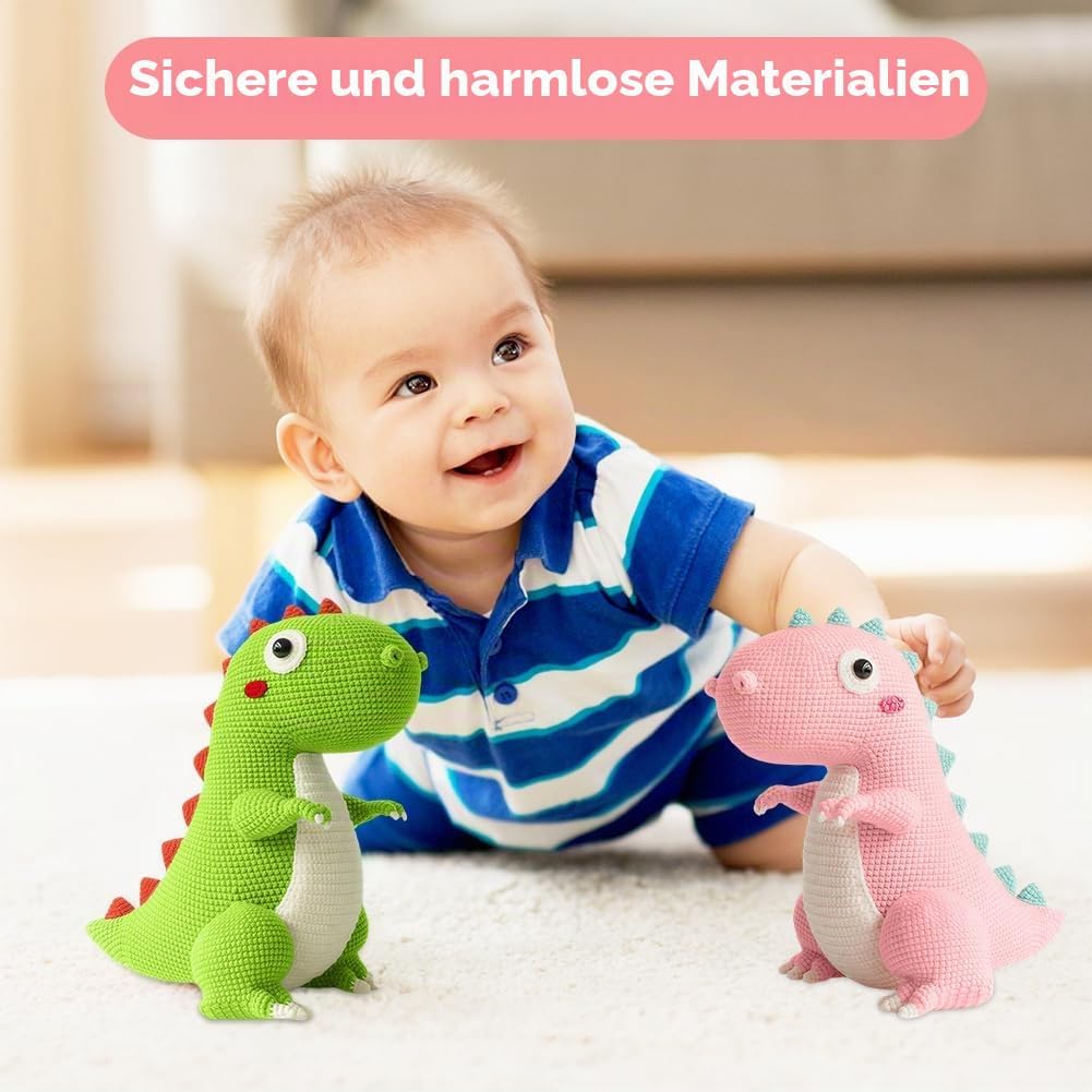 CEWROM Häkelset für Anfänger, Häkel-Starter-Kits, Anfänger für Erwachsene und Kinder, Amigurumi häke