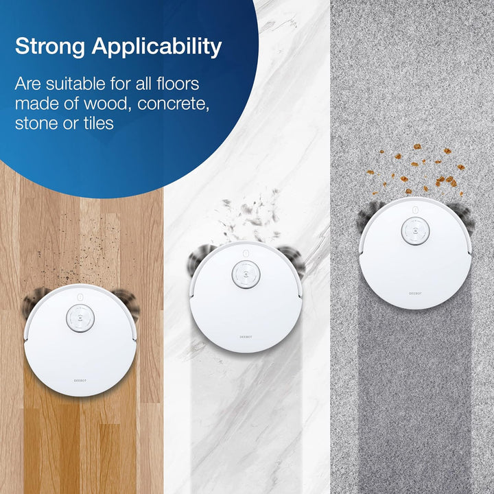 ECOVACS Mikrofaser Wischtücher (Einweg), 25 Stück – Original Zubehör für N8, T8 und T9 Serie Saugrob