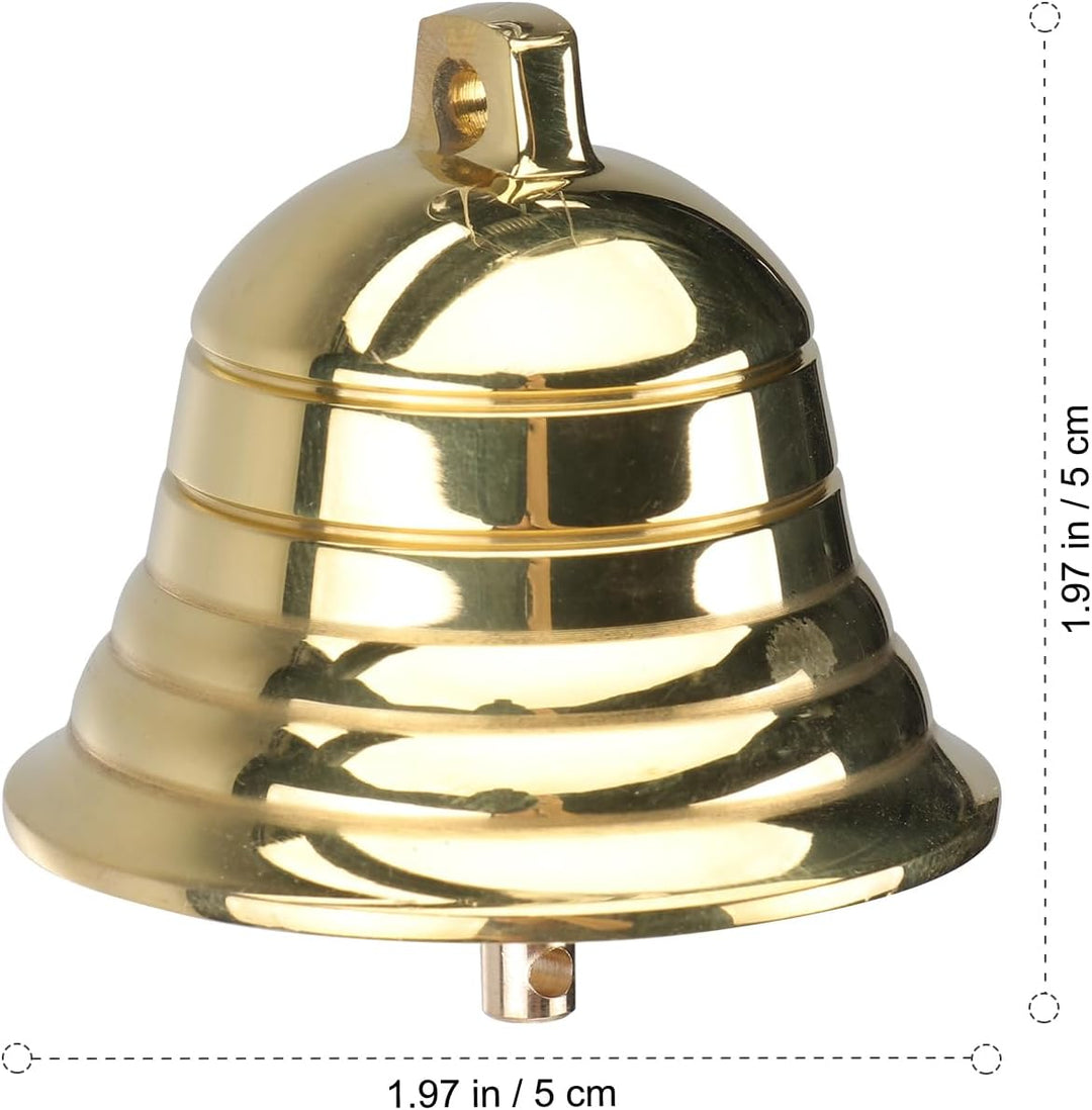 STOBOK 5Cm Weihnachten Schlitten Glocken Ornament Gold Service Glocke Grosse Kranz Weihnachten Abend