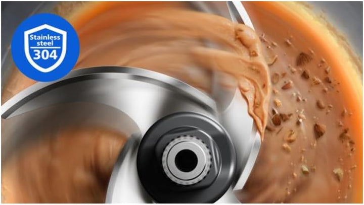 Philips HR1501/00 Food Chopper, PowerChop Technology, 450 W, 2 speed settings