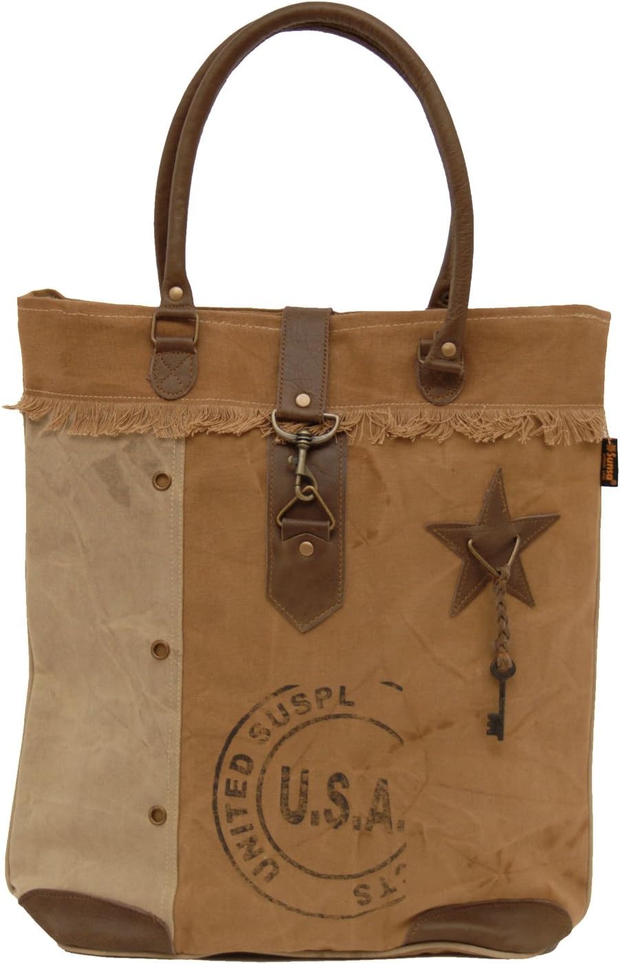 Sunsa Damen Vintage Tasche Umhängetasche Schulter- Messengertasche aus Canvas by ModaStore de