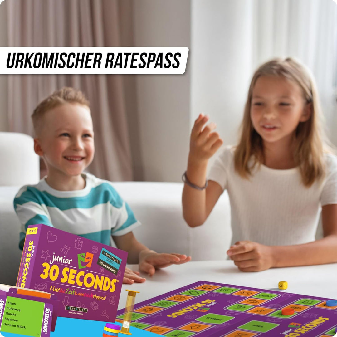 30 Seconds® Brettspiel - Nur die Zeit kann euch stoppen! Gesellschaftsspiel direkt und offiziel vom