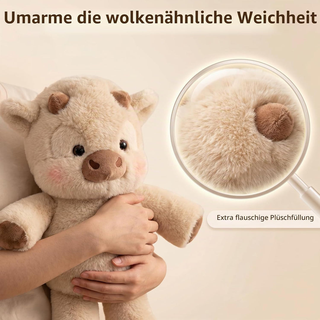 Running Cow Plush 45cm, Niedlich Wildschwein Stofftier, Laufendes Kuscheltier, Running plushies, Kuh