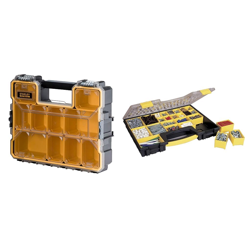 Stanley FatMax Profi-Organizer & Organizer "Profi" mit 25 Fächern Profi-Organizer 1x Bundle mit Orga