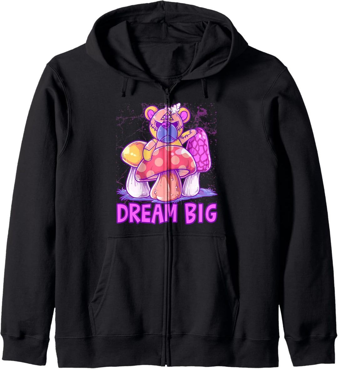 Musrooms Teddy Pastel Goth Kawaii Kapuzenjacke
