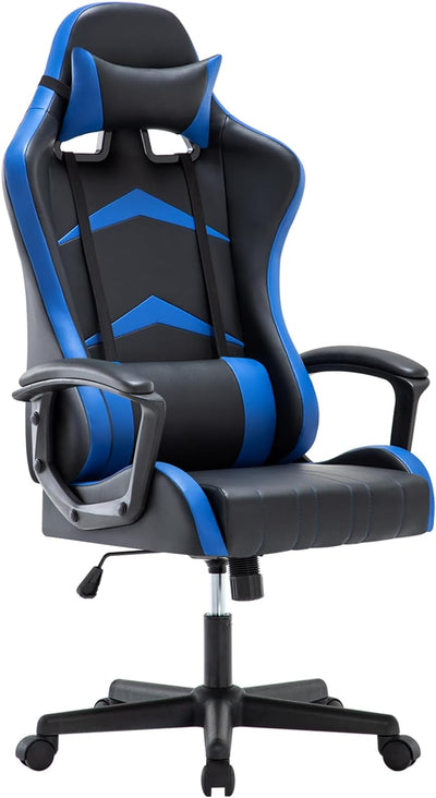 Intimate WM Heart Gaming Stuhl,Bürostuhl mit verstellbarem Kopfkissen und Lendenkissen, Ergonomische