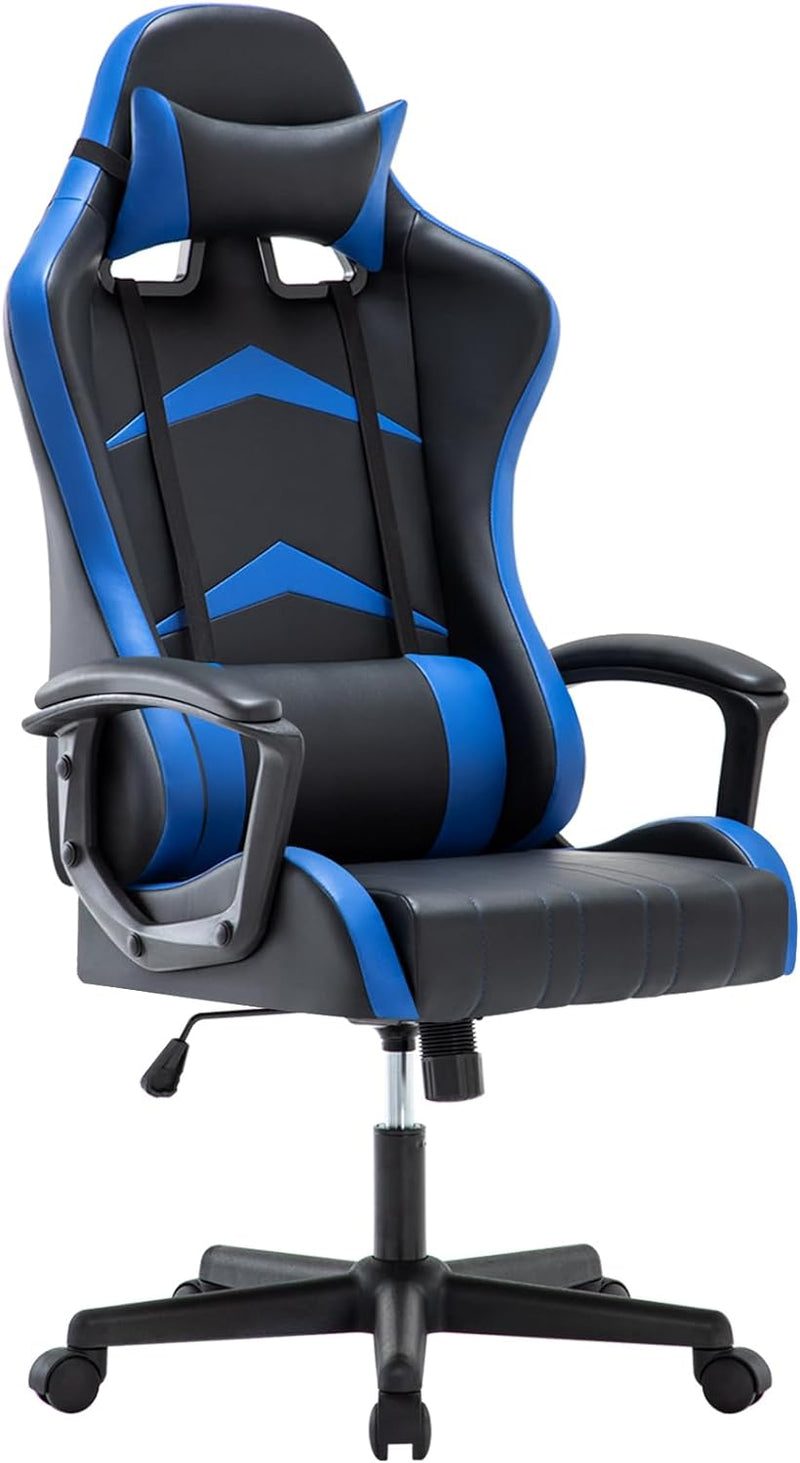Intimate WM Heart Gaming Stuhl,Bürostuhl mit verstellbarem Kopfkissen und Lendenkissen, Ergonomische