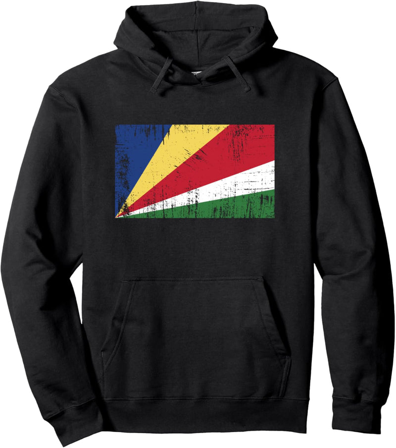 Seychellen Flagge Geschenk Fussball Fan Sport Pullover Hoodie