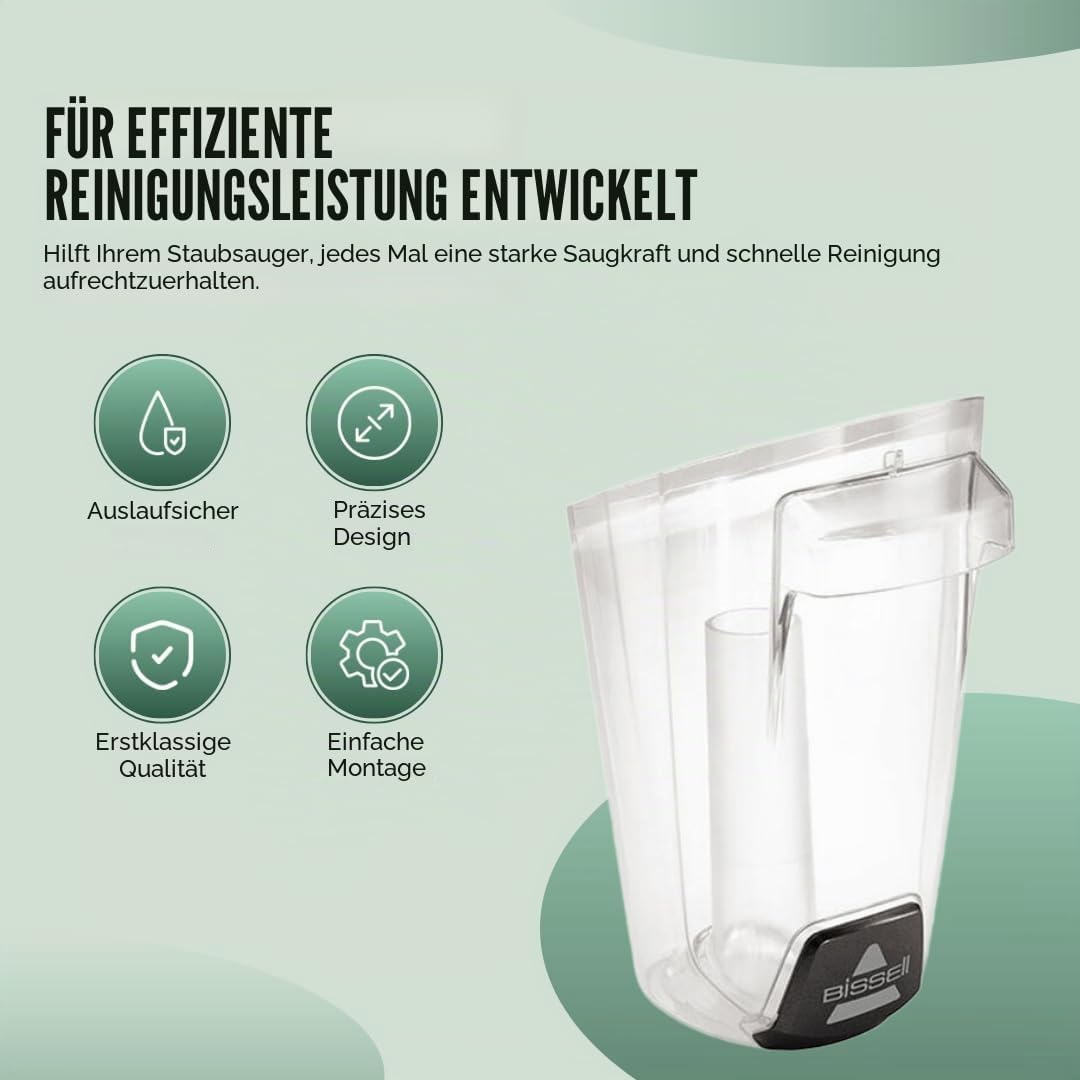 Ersatz für Bissell Dirty Tank für CrossWave & CrossWave Pet Pro Nass-/Trockensauger, nur passend für