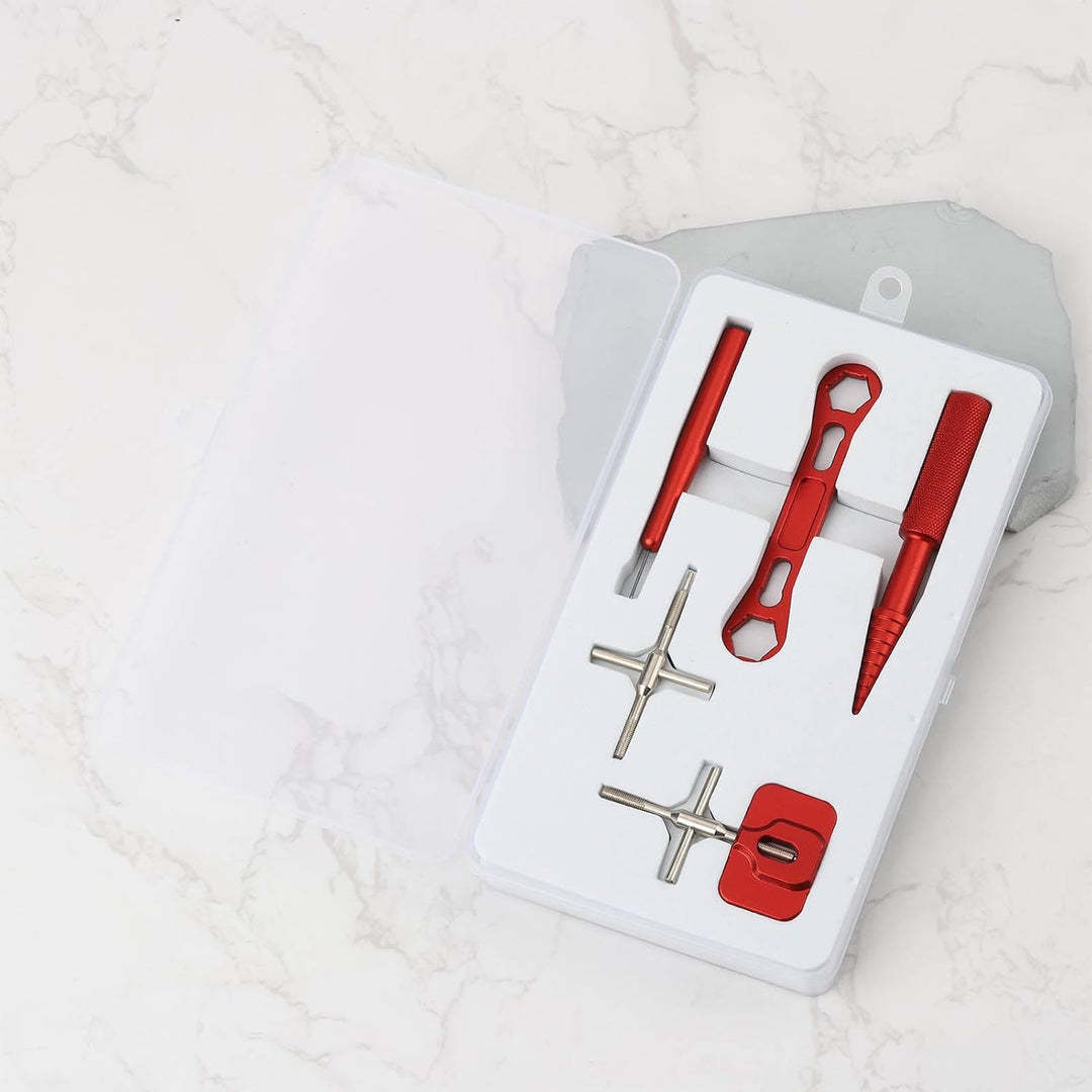 SG Store 1 Set Rollenreparaturwerkzeug-Set 90x13mm/8x78mm für die Wartung von Angelrollen Rot