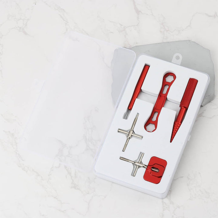 SG Store 1 Set Rollenreparaturwerkzeug-Set 90x13mm/8x78mm für die Wartung von Angelrollen Rot