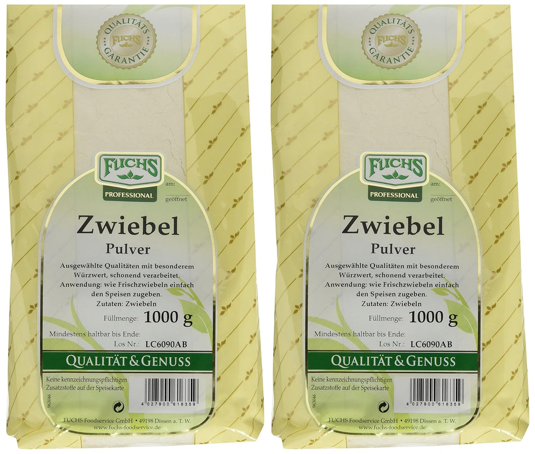 Fuchs Zwiebelpulver, 2er Pack (2 x 1 kg), 2