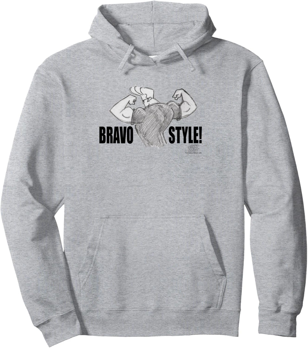 Johnny Bravo Style Pullover Hoodie