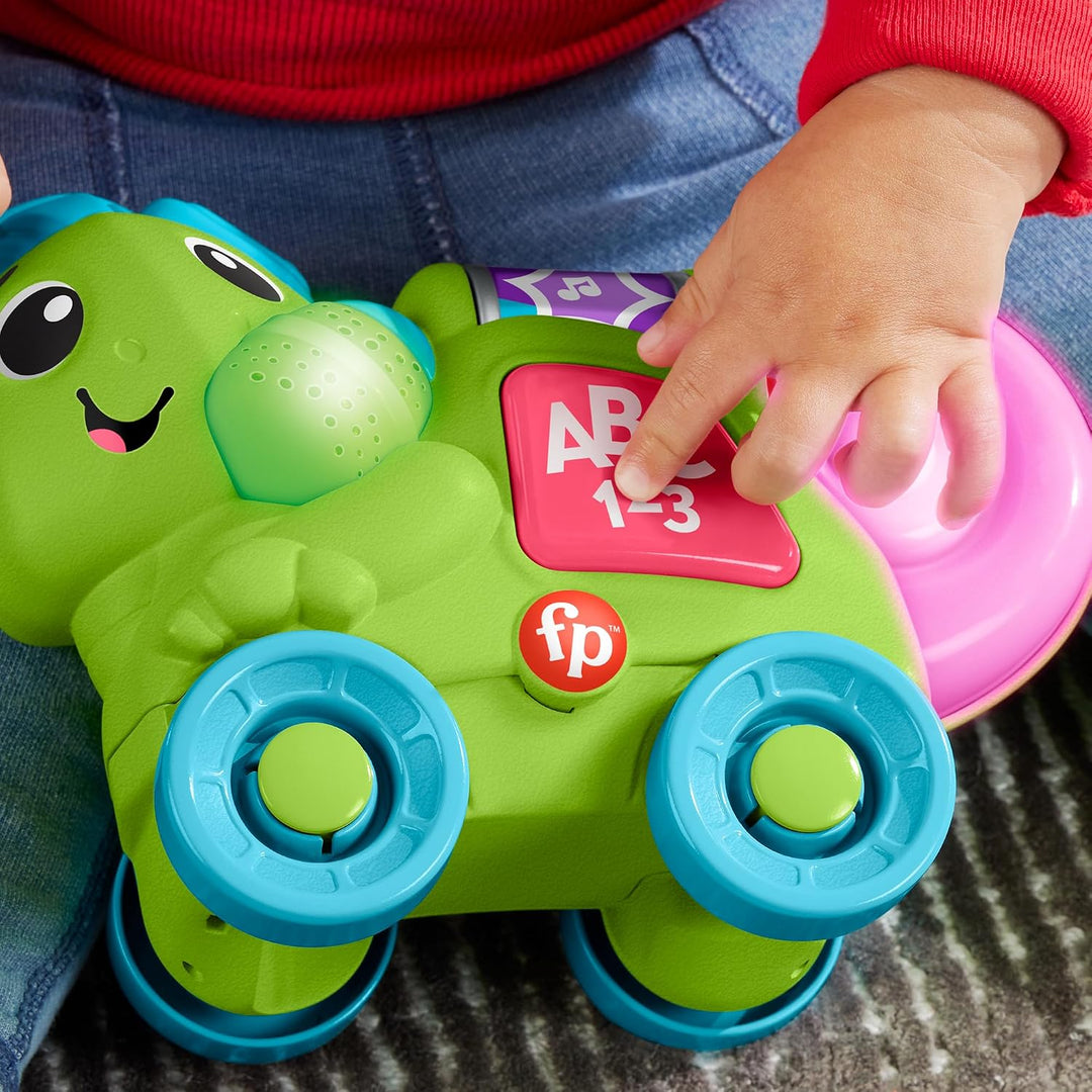 Fisher-Price Link Squad Chamäleon Farbkenner Lernspielzeug mit Musik und Lichtern für Kinder ab 9 Mo