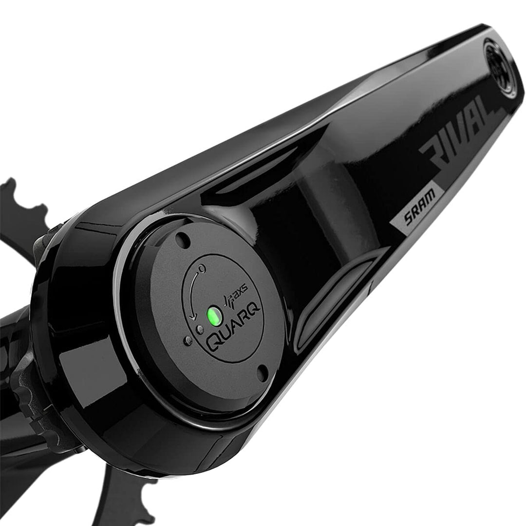 SRAM Rival Axs 1X 12-Gang-Leistungsmesser Kurbelgarnitur Schwarz 40, Schwarz 40