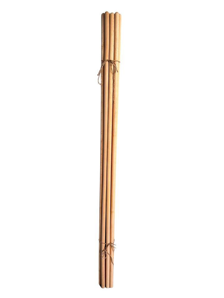 pokm toolsmarket - Besenstiel Holz Ersatzstiel, 150 cm, Holzstiel aus Buchenholz, Gerätestiel Ø22 mm
