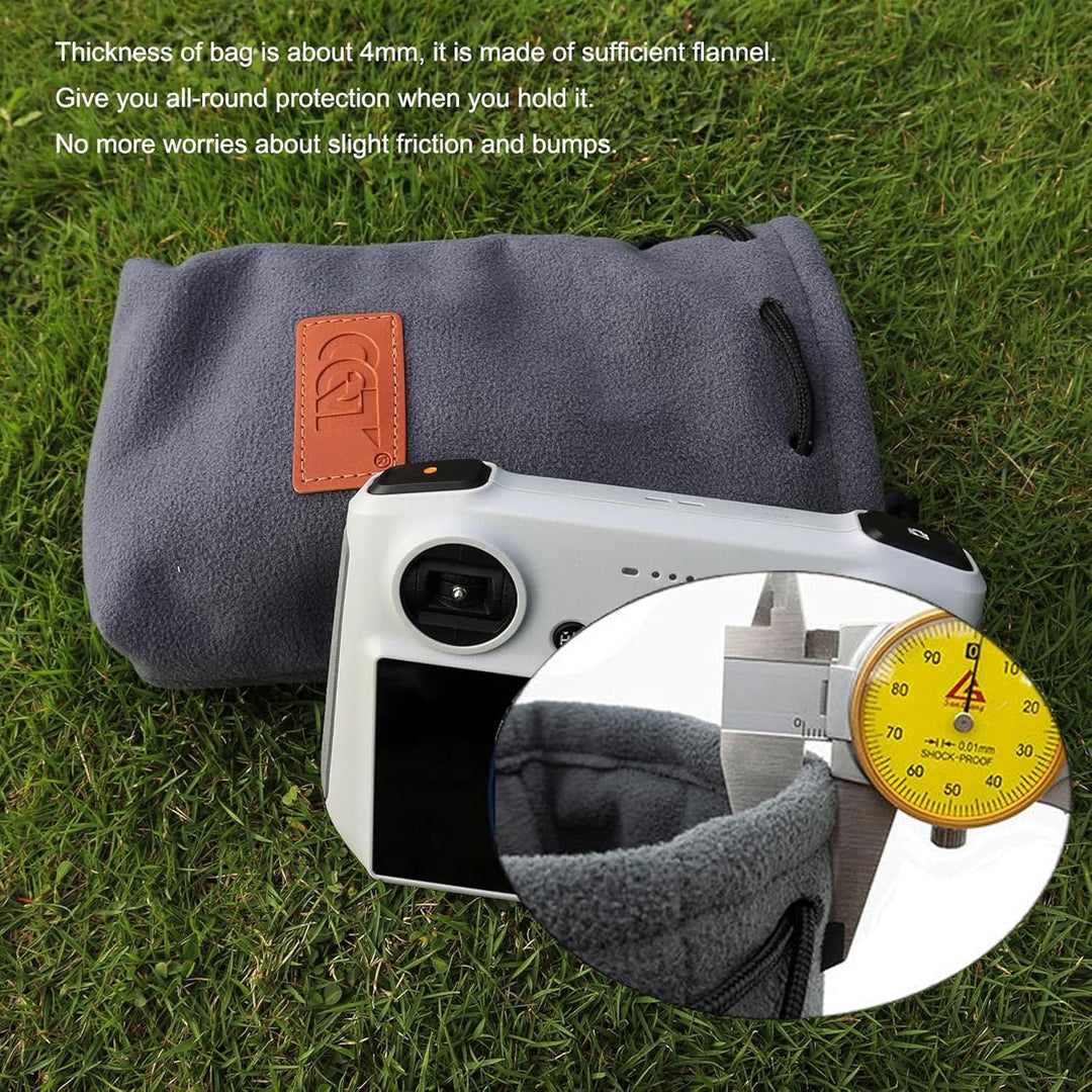 Gdraco Mini3 Tragetasche, Kompakter Case für DJI Mini 3 Pro, Flanell-Tasche Organizer, Drohnenzubehö