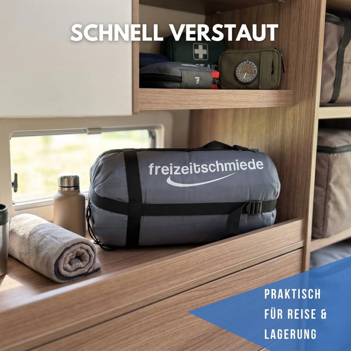 Deckenschlafsack Erwachsene -5C bis 15C Camping 77 x 202,5 cm – Schlafsack Camping als Decke nutzbar