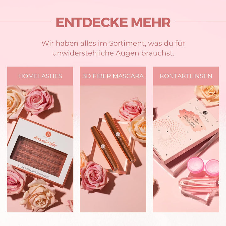 Eyelash Shampoo Sensitive mit Reinigungsbürste I Wimpernshampoo mit Allantoin & Pro-Vitamin B I Entf