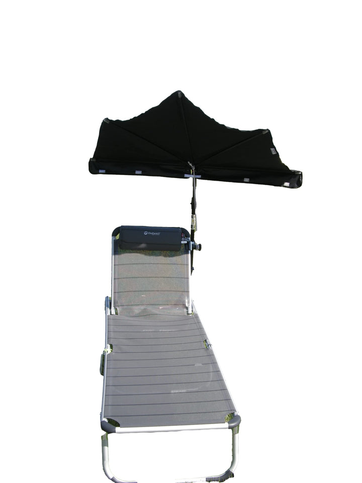 Neues Modell ab März 2018 - Hollysun® Sonnenschirm - Exklusiv-Fächerschirm - dunkelgrün - Hollymat E