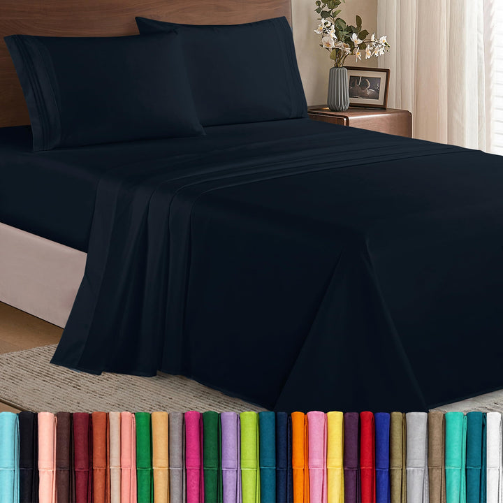 Elegant Comfort Bettwäsche-Set, luxuriös, weich, Fadenzahl 1500, ägyptische Qualität, Knitter- und l